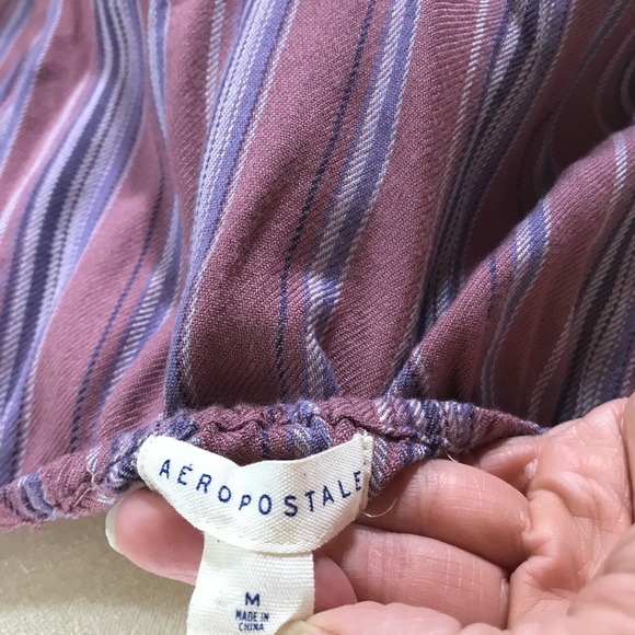 Aeropostale striped boho crop top - Picture 7 of 8